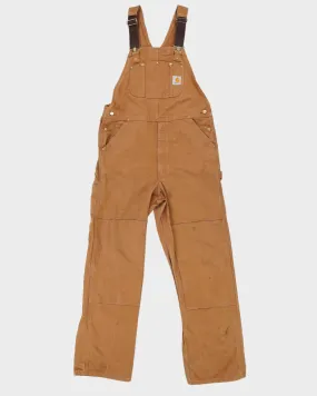 00s Carhartt Beige Dungarees - W40 L32