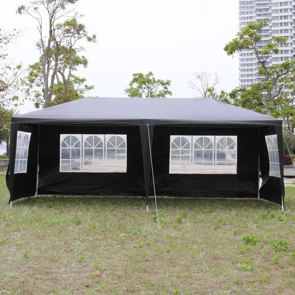 10'x20' Outdoor Party Tent with 6 Removable Sidewalls, Waterproof