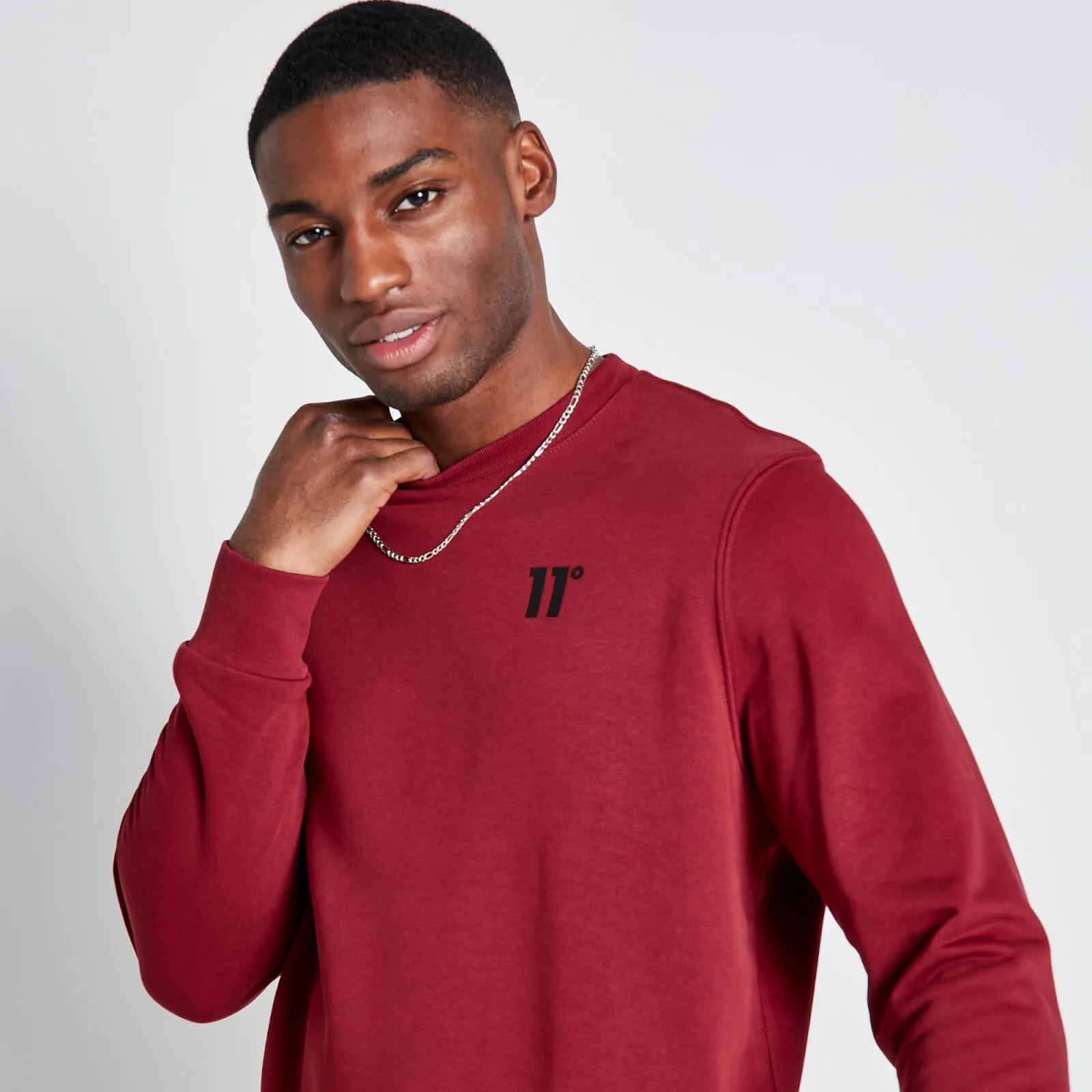 11 Degrees Core Sweatshirt - Pomegranate