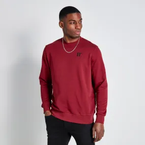 11 Degrees Core Sweatshirt - Pomegranate