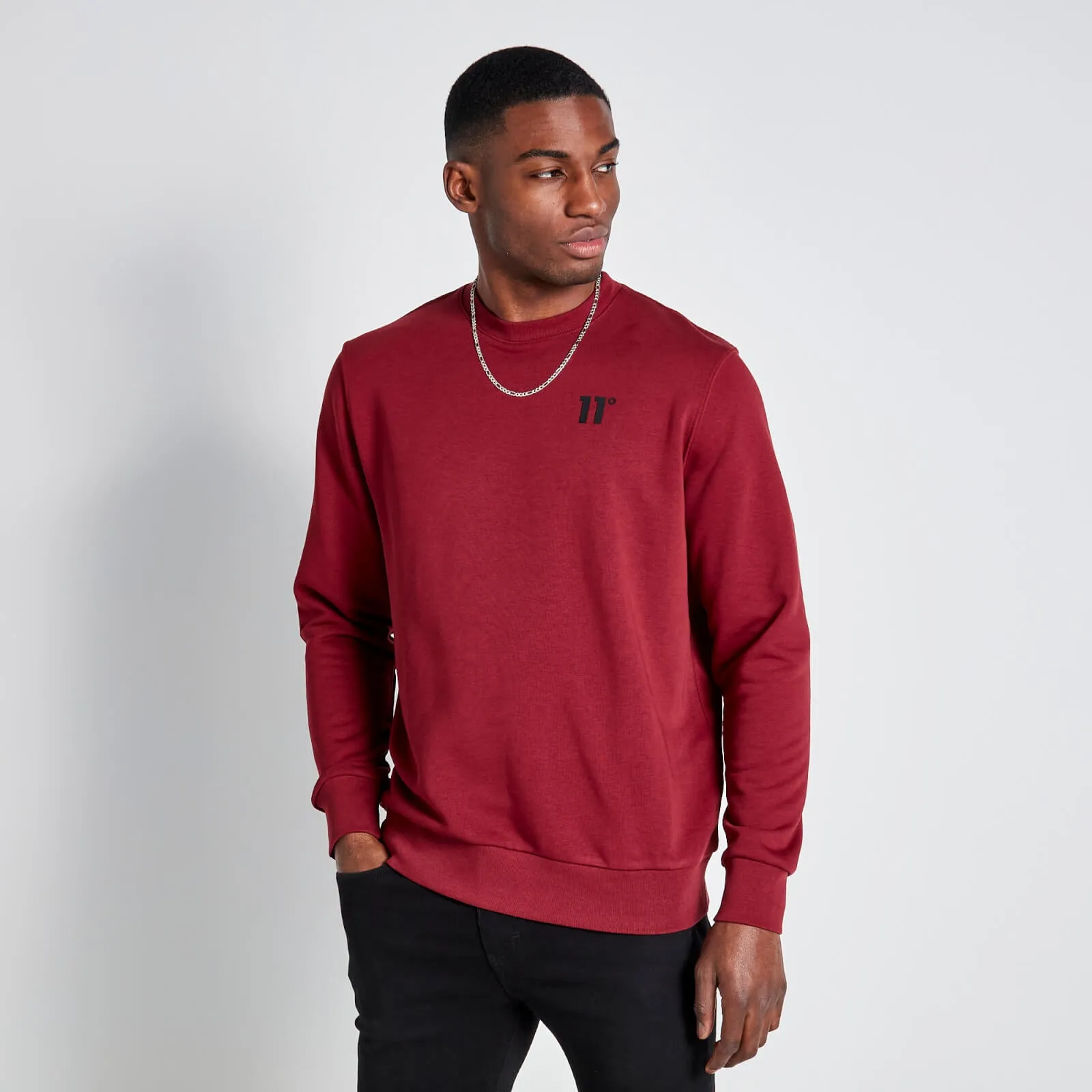 11 Degrees Core Sweatshirt - Pomegranate