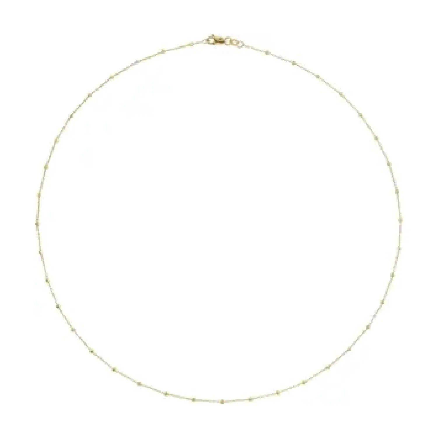 14K Faceted Layering Necklace