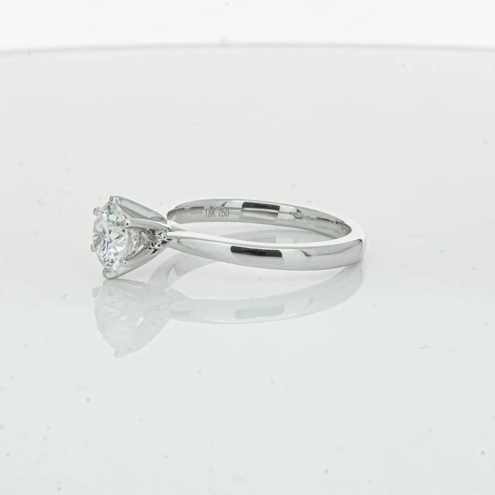 18ct White Gold 1.00ct Diamond Capri Ring