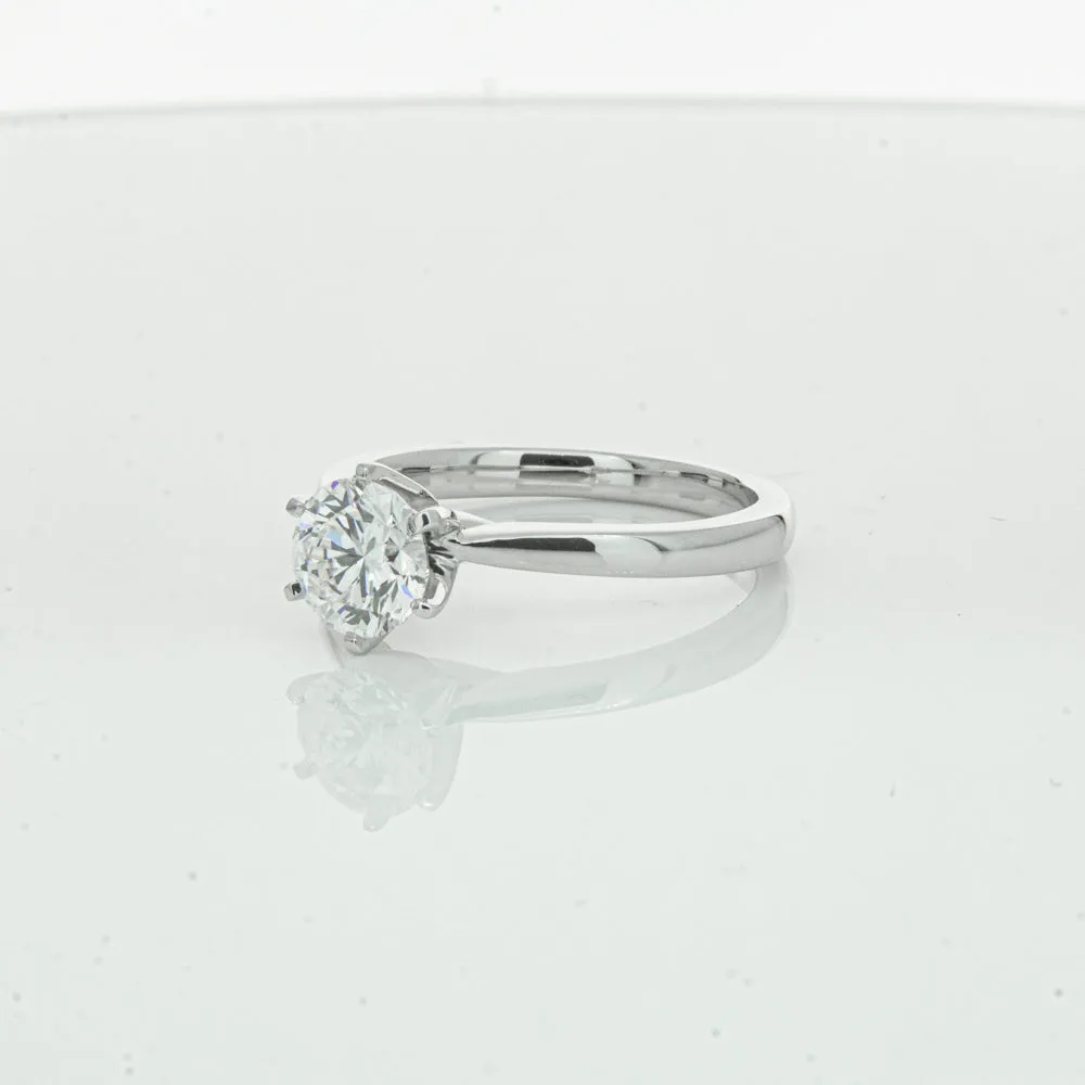 18ct White Gold 1.00ct Diamond Capri Ring