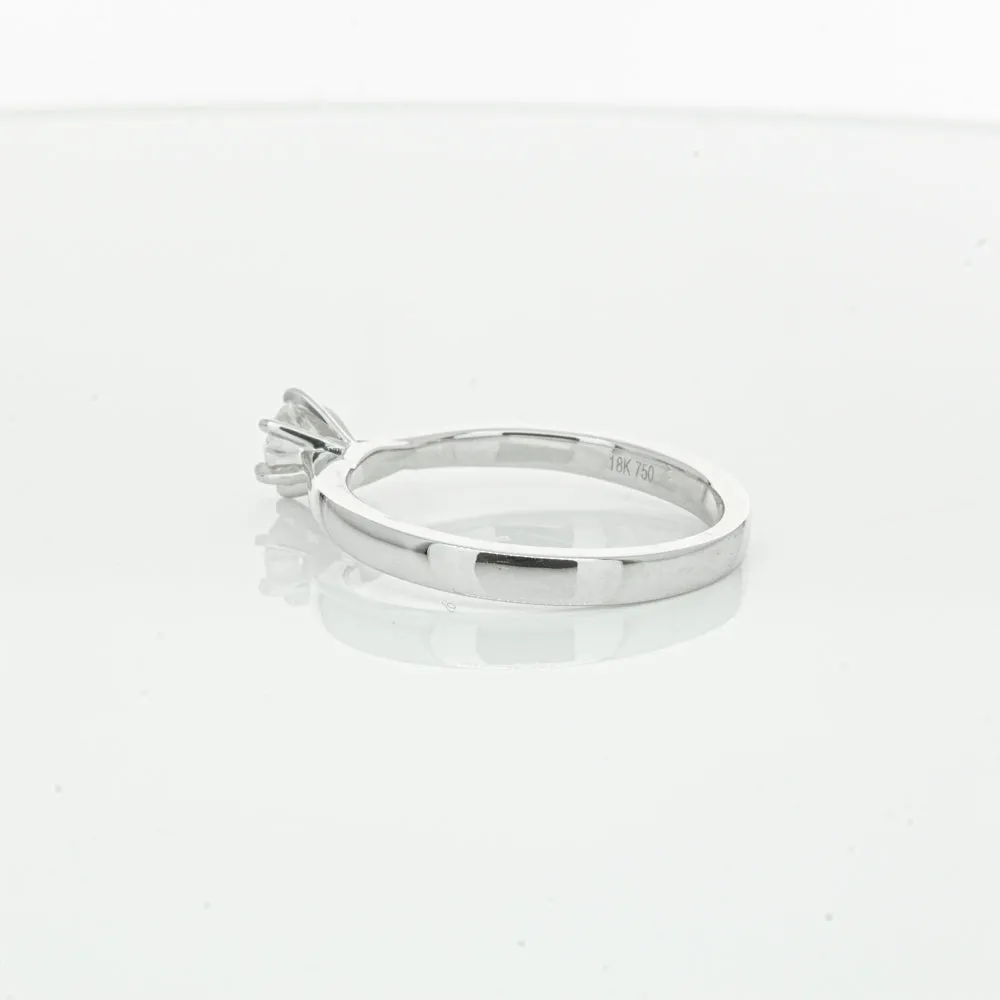 18ct White Gold .35ct Diamond Capri Ring