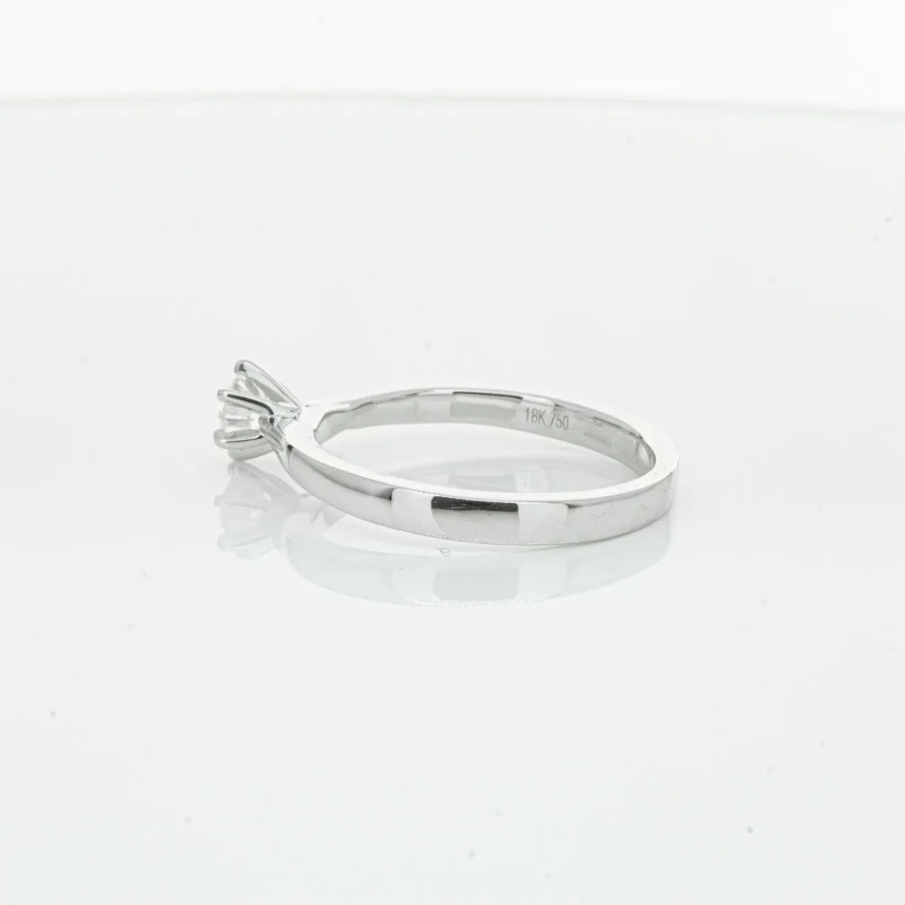 18ct White Gold .35ct Diamond Capri Ring