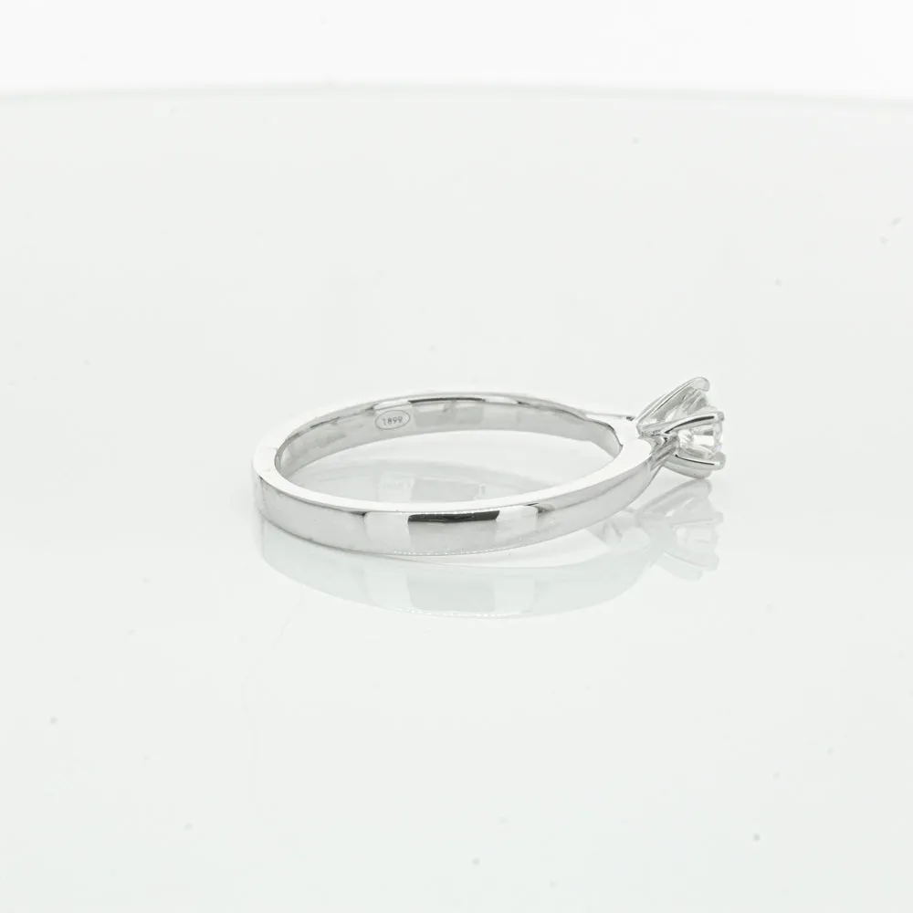 18ct White Gold .35ct Diamond Capri Ring