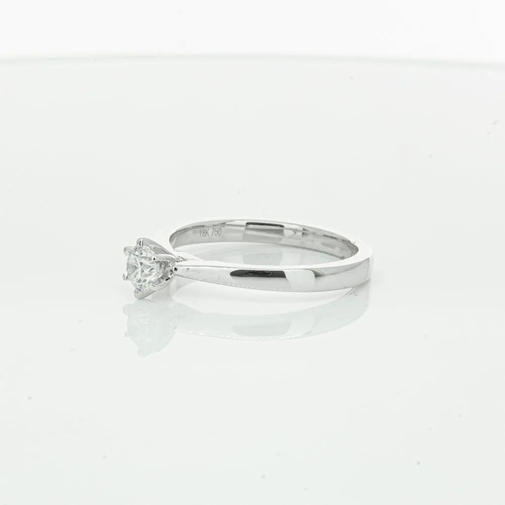 18ct White Gold .35ct Diamond Capri Ring