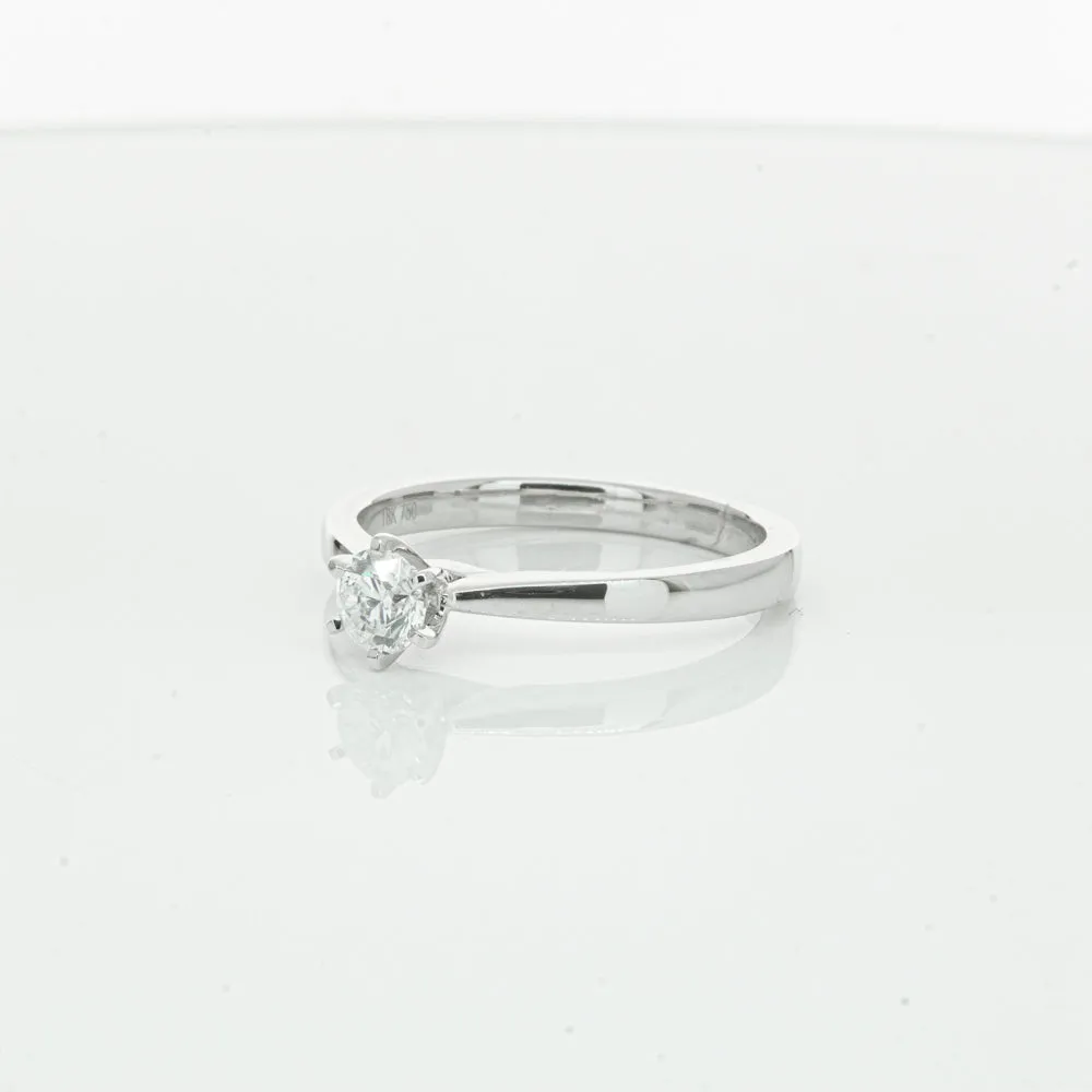 18ct White Gold .35ct Diamond Capri Ring