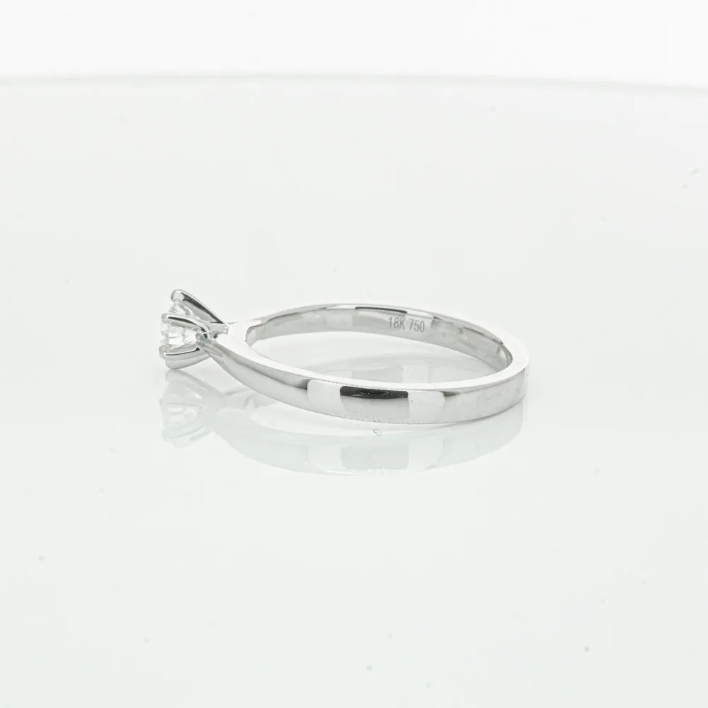 18ct White Gold .35ct Diamond Capri Ring