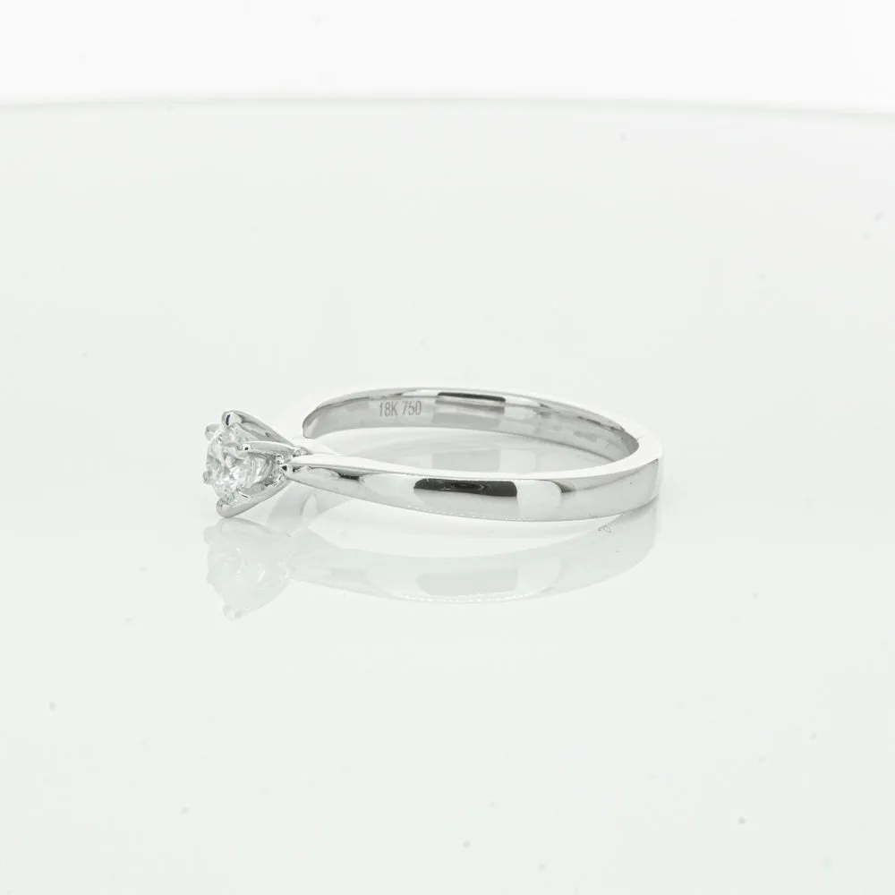 18ct White Gold .35ct Diamond Capri Ring