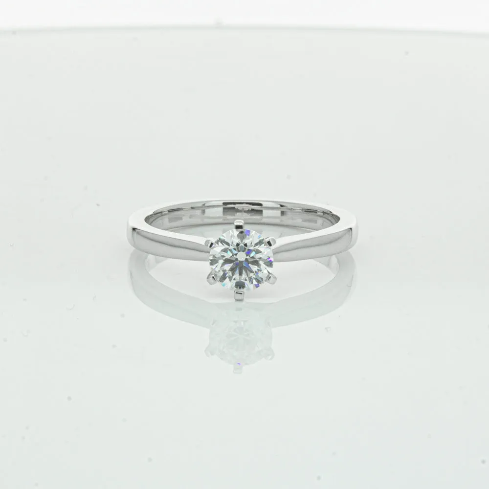 18ct White Gold .50ct Diamond Capri Ring