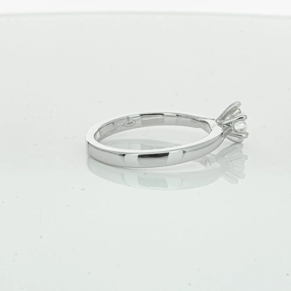 18ct White Gold .50ct Diamond Capri Ring