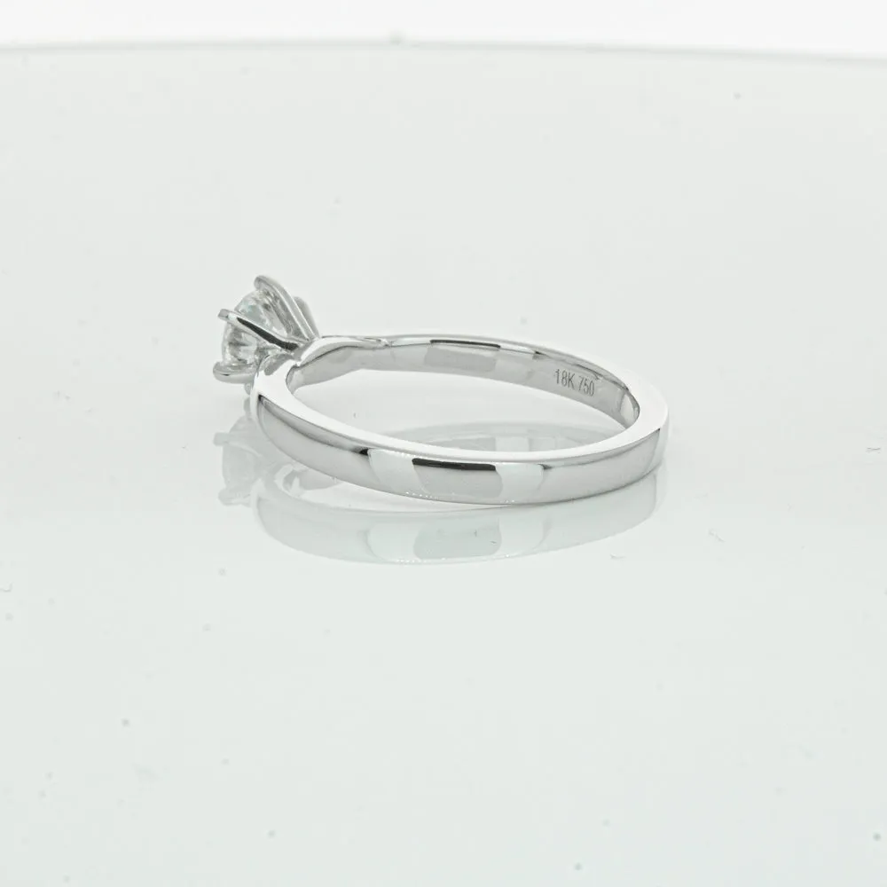 18ct White Gold .50ct Diamond Capri Ring