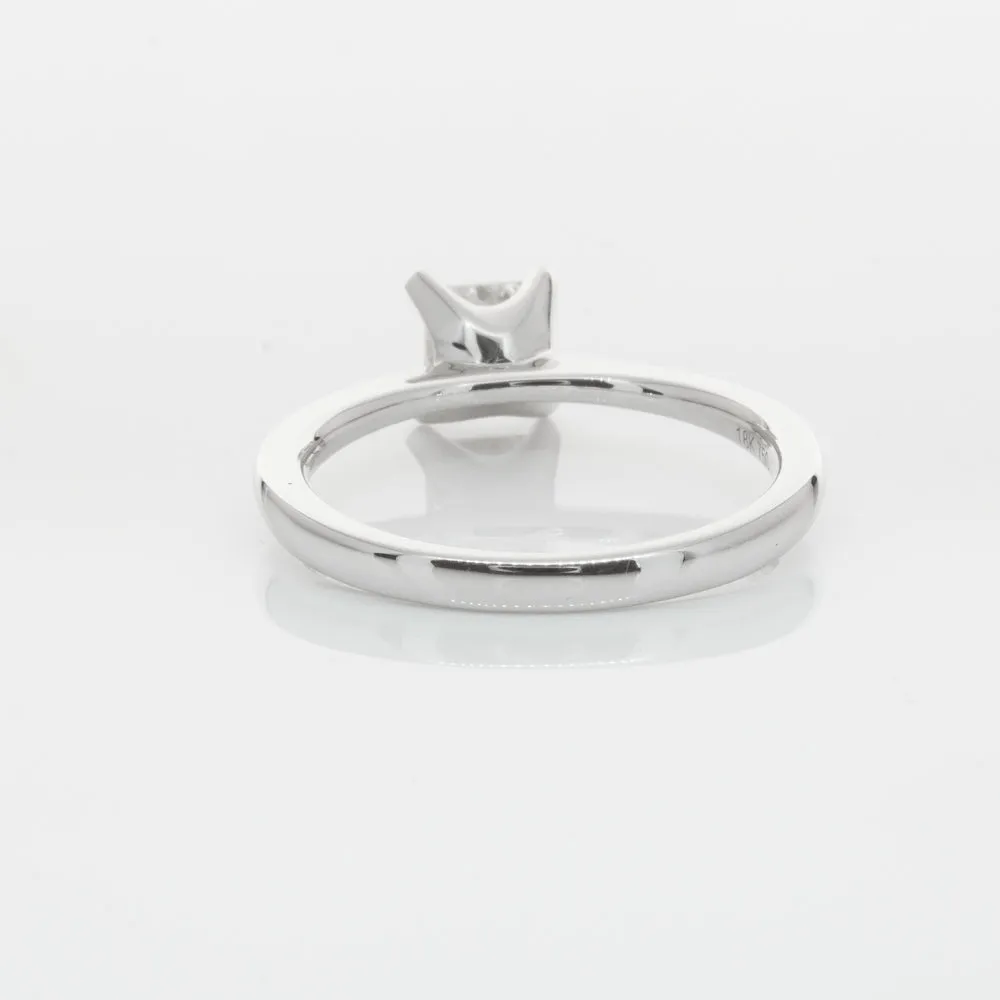 18ct White Gold .71ct Princess Cut Diamond Royale Ring