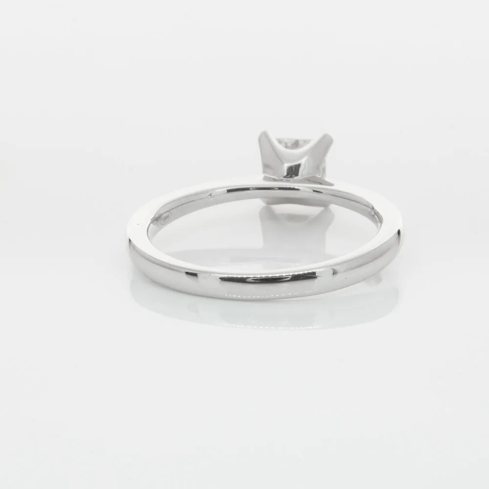 18ct White Gold .71ct Princess Cut Diamond Royale Ring