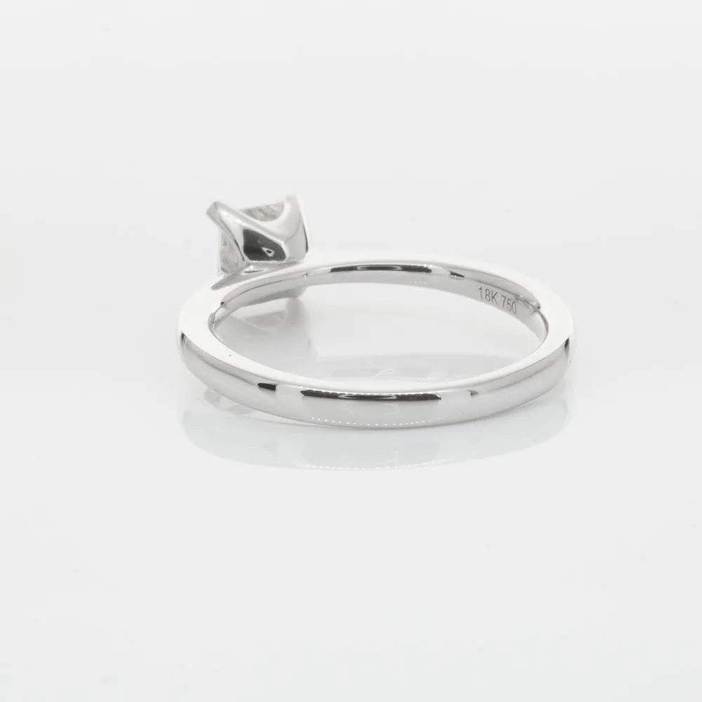 18ct White Gold .71ct Princess Cut Diamond Royale Ring