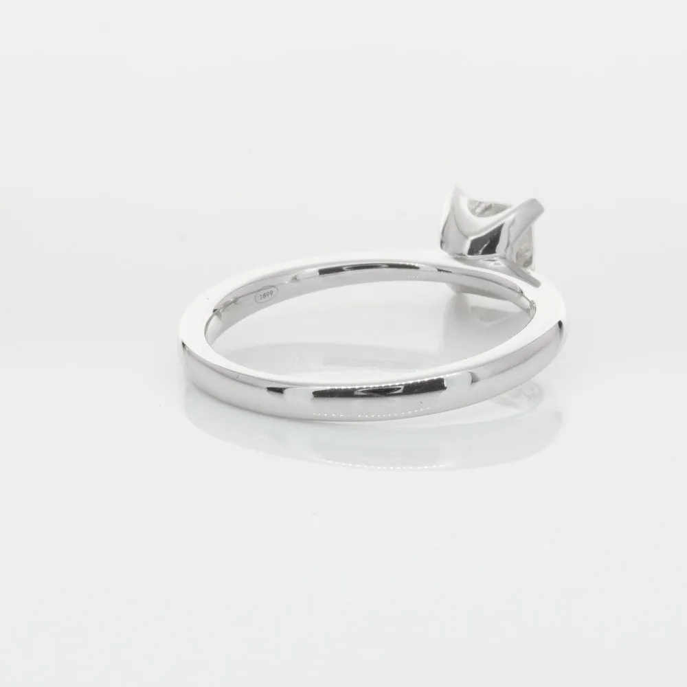 18ct White Gold .71ct Princess Cut Diamond Royale Ring