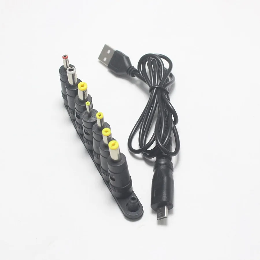 1Set Usb To Dc Power Cable Universal Usb To Dc Jack Charging Cable Power Cord Plug Connector Adapter