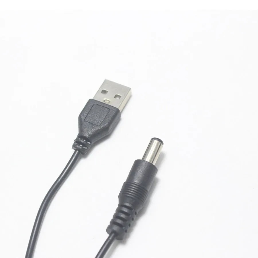 1Set Usb To Dc Power Cable Universal Usb To Dc Jack Charging Cable Power Cord Plug Connector Adapter