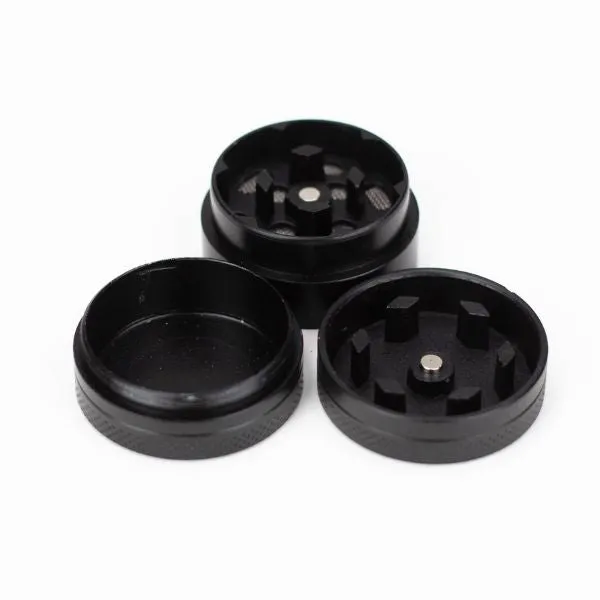 3-Piece Skull Weed Grinder Metal Box of 12