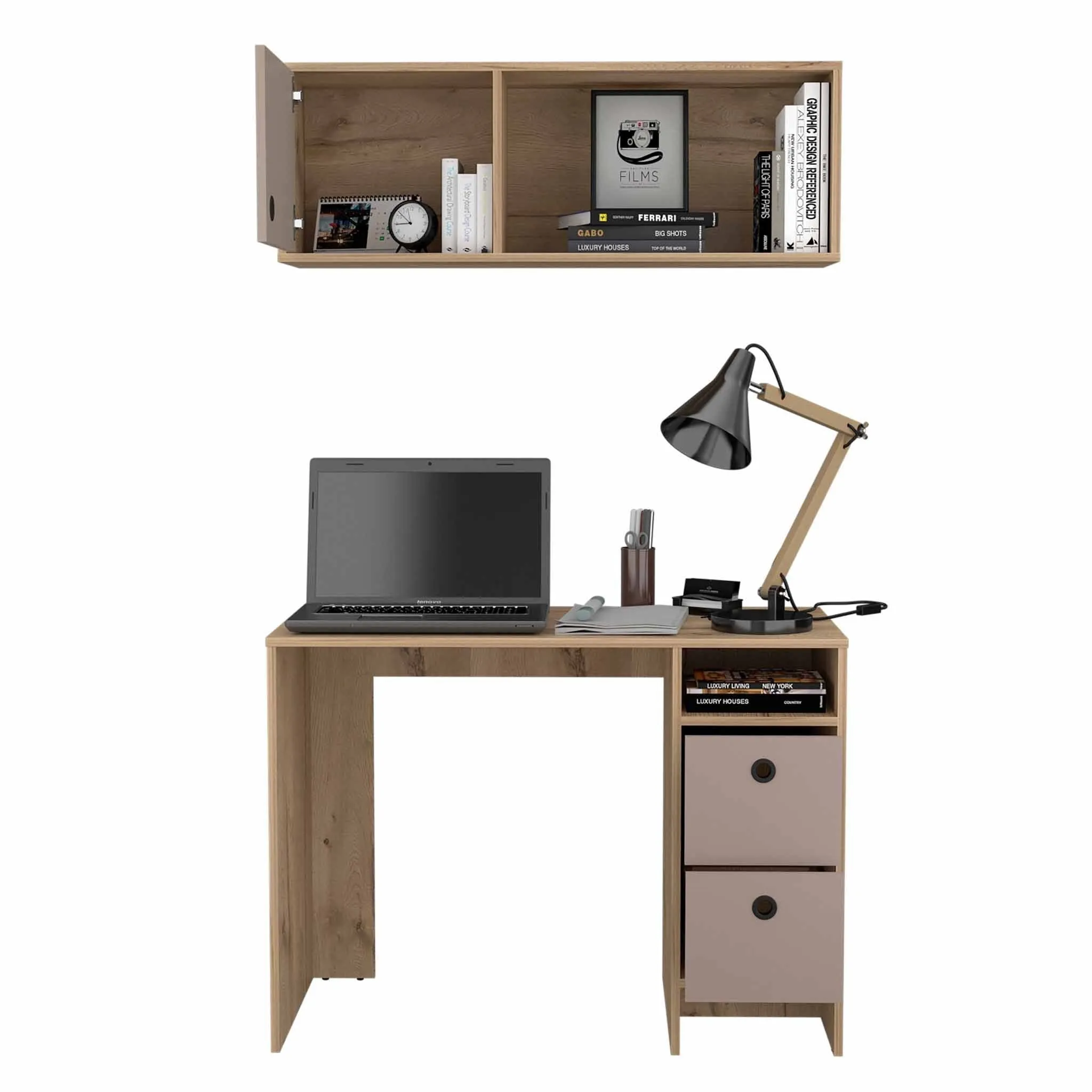 39 Taupe Computer Desk