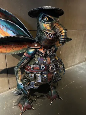 44 Watto Inspired Recycled Metal Art Sculpture