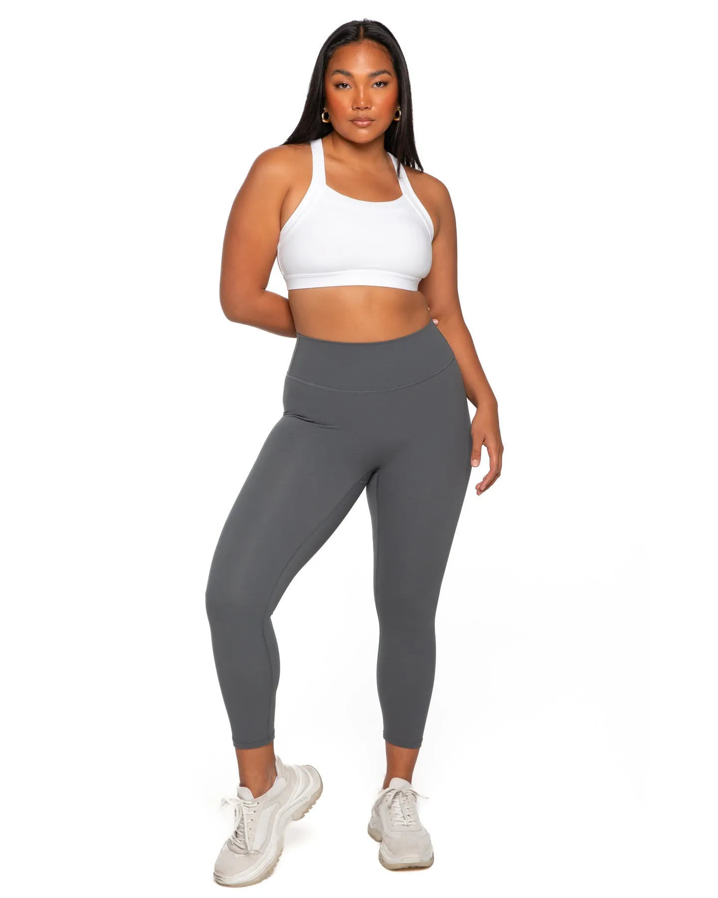 7/8 Aura SF Leggings - Cloud Grey