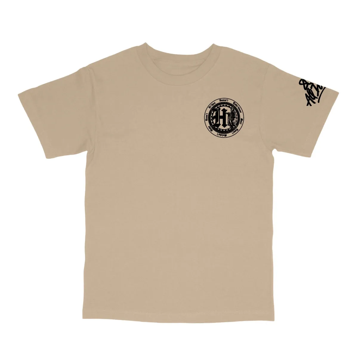 808ALLDAY Sand Circle HI Kam Islands T-Shirt