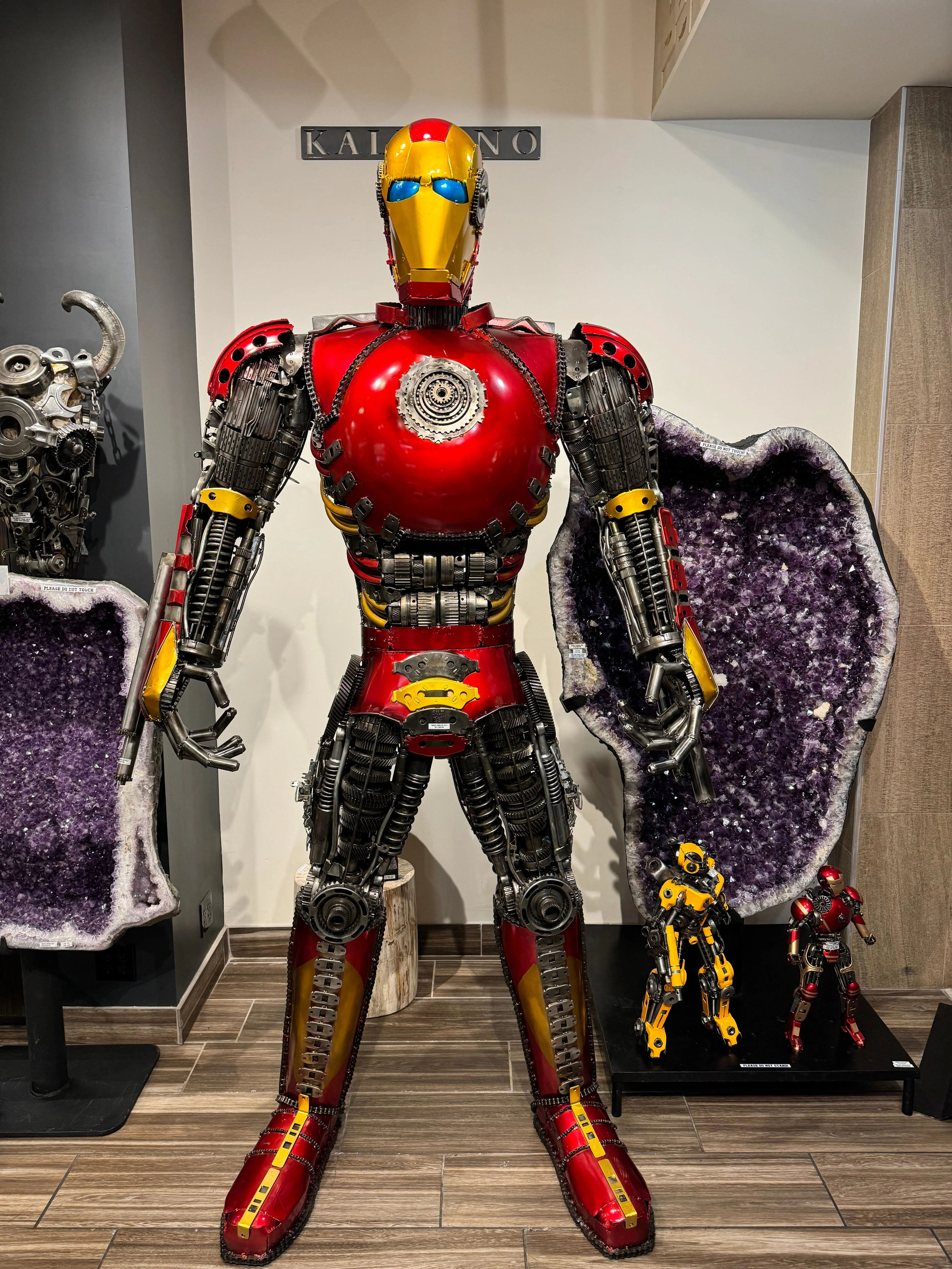 91 Iron Man Inspired Recycled Metal Art Sculpture