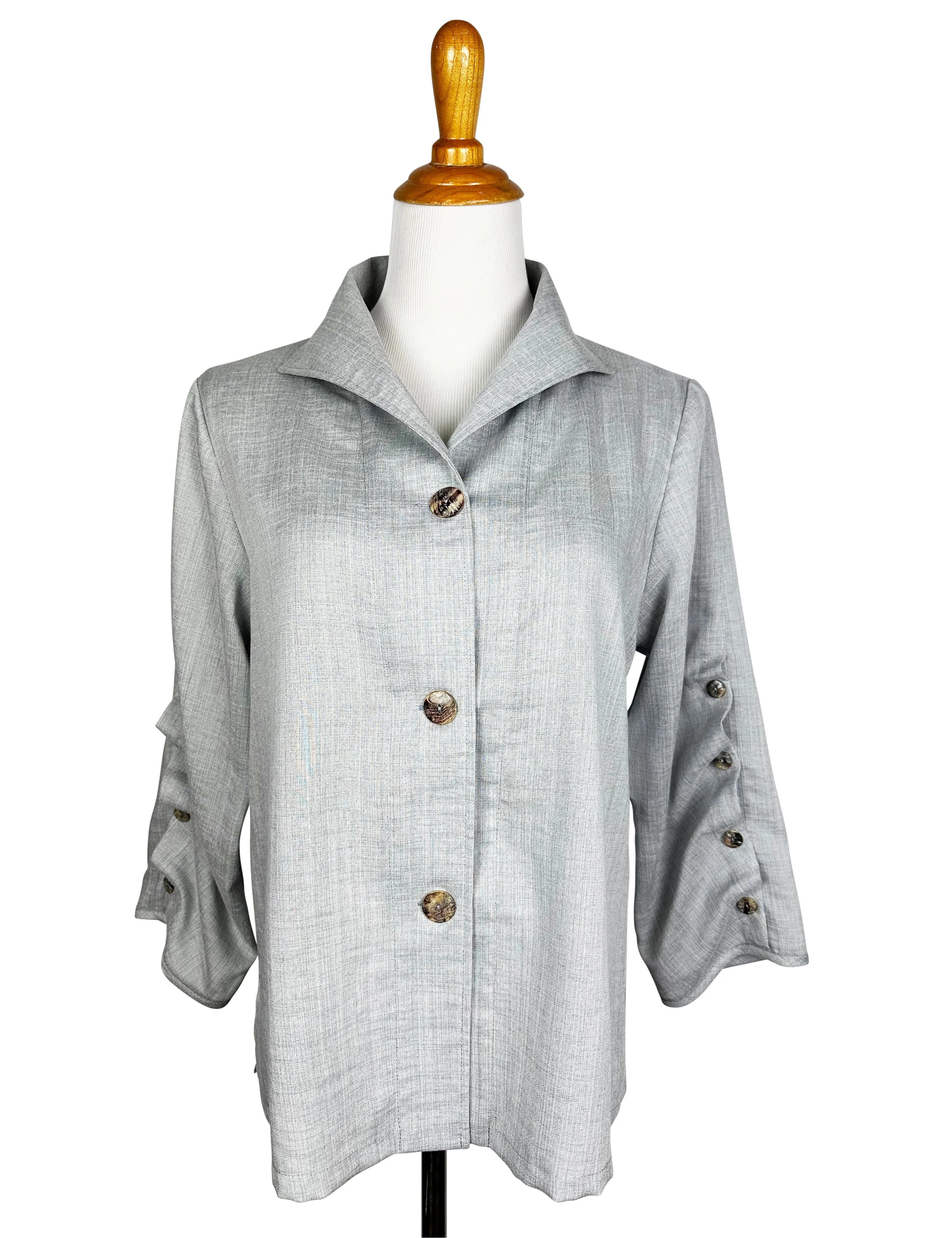 AA47 - Ripple Tide Sailor Linen Jacket