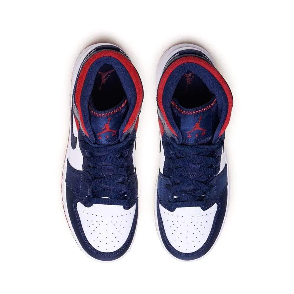 Air Jordan 1 Mid GS 'USA Olympic'