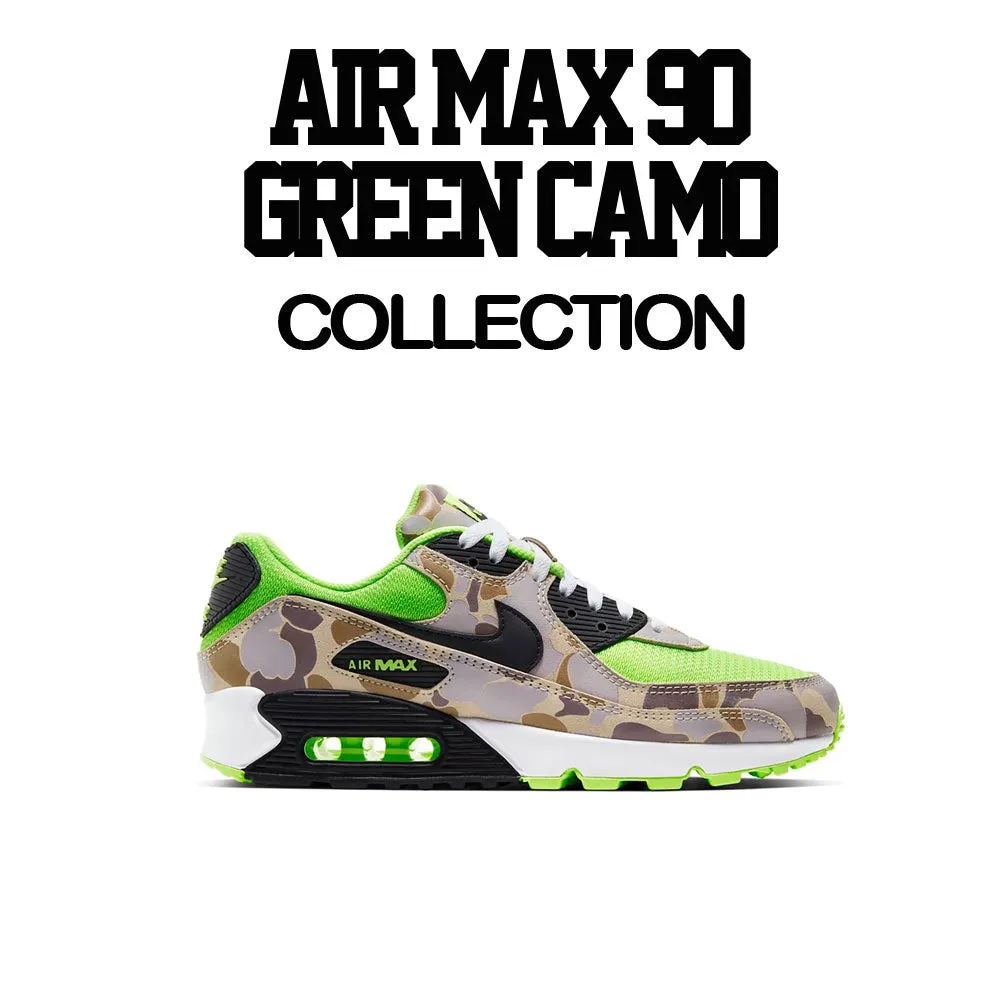 Air Max Green Camo Shirt - Money Over Love - White