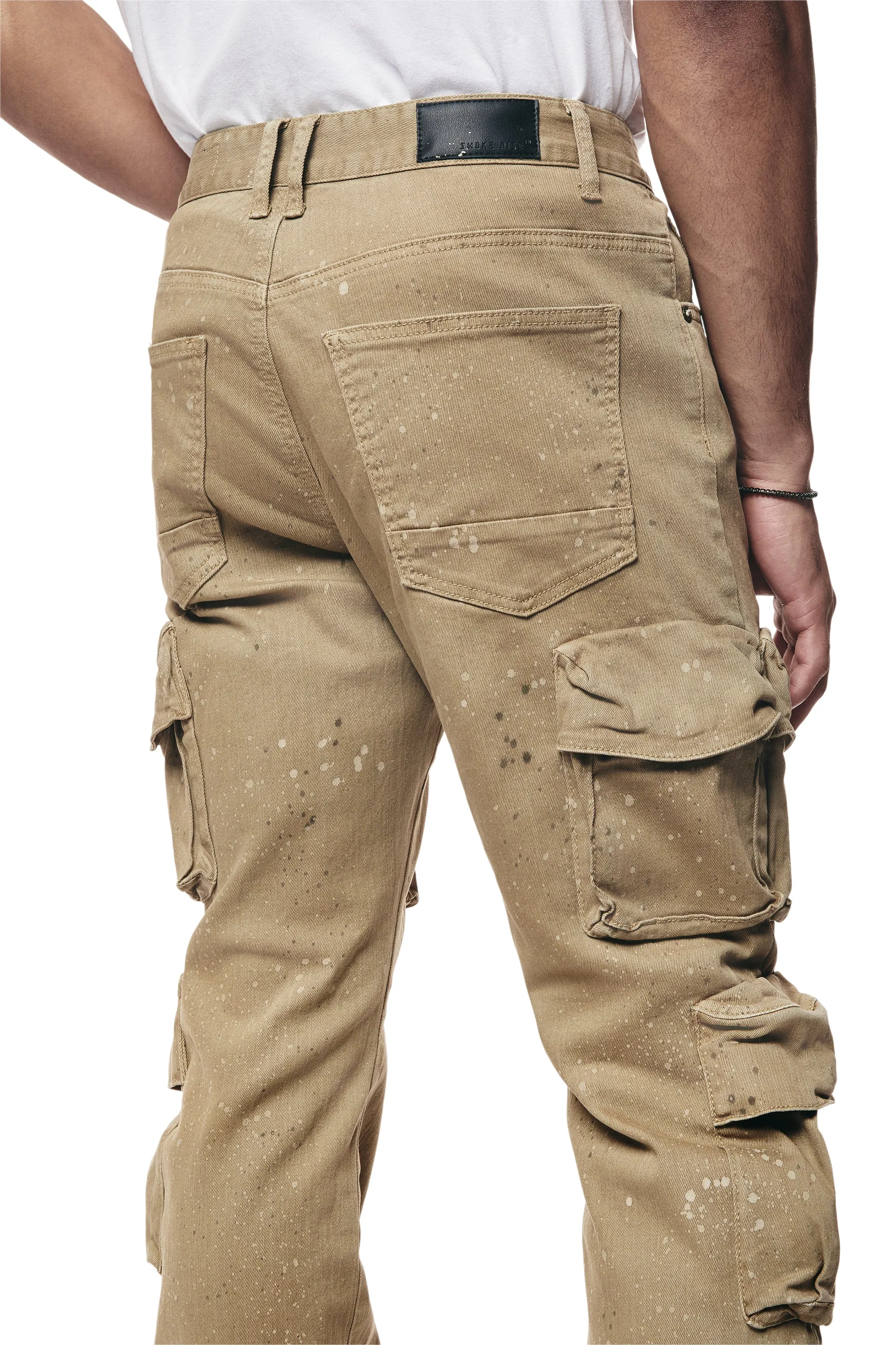 Airbrushed & Heavy Splattered Twill Pants - Cortado