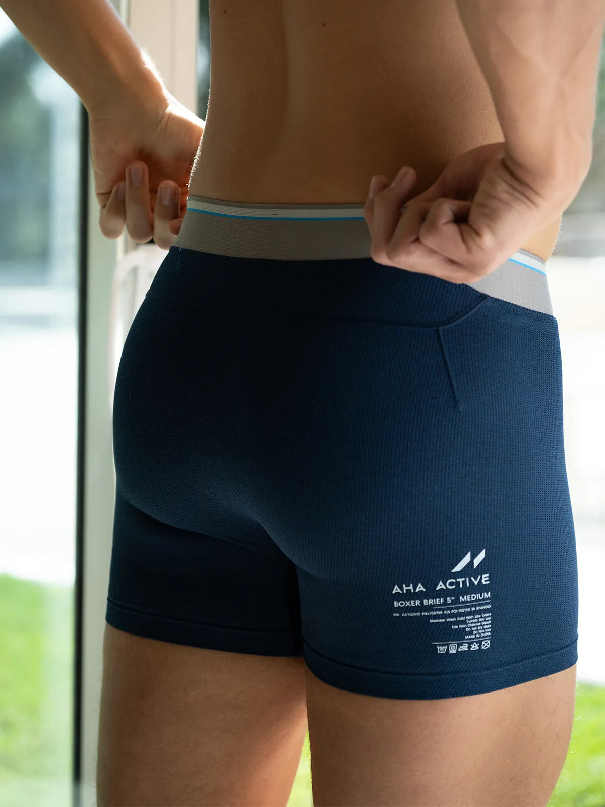 AIRFLOW 5" Boxer Brief Black