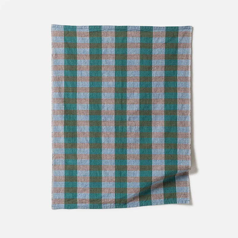 Anni Tea Towel - Spirulina/Multi