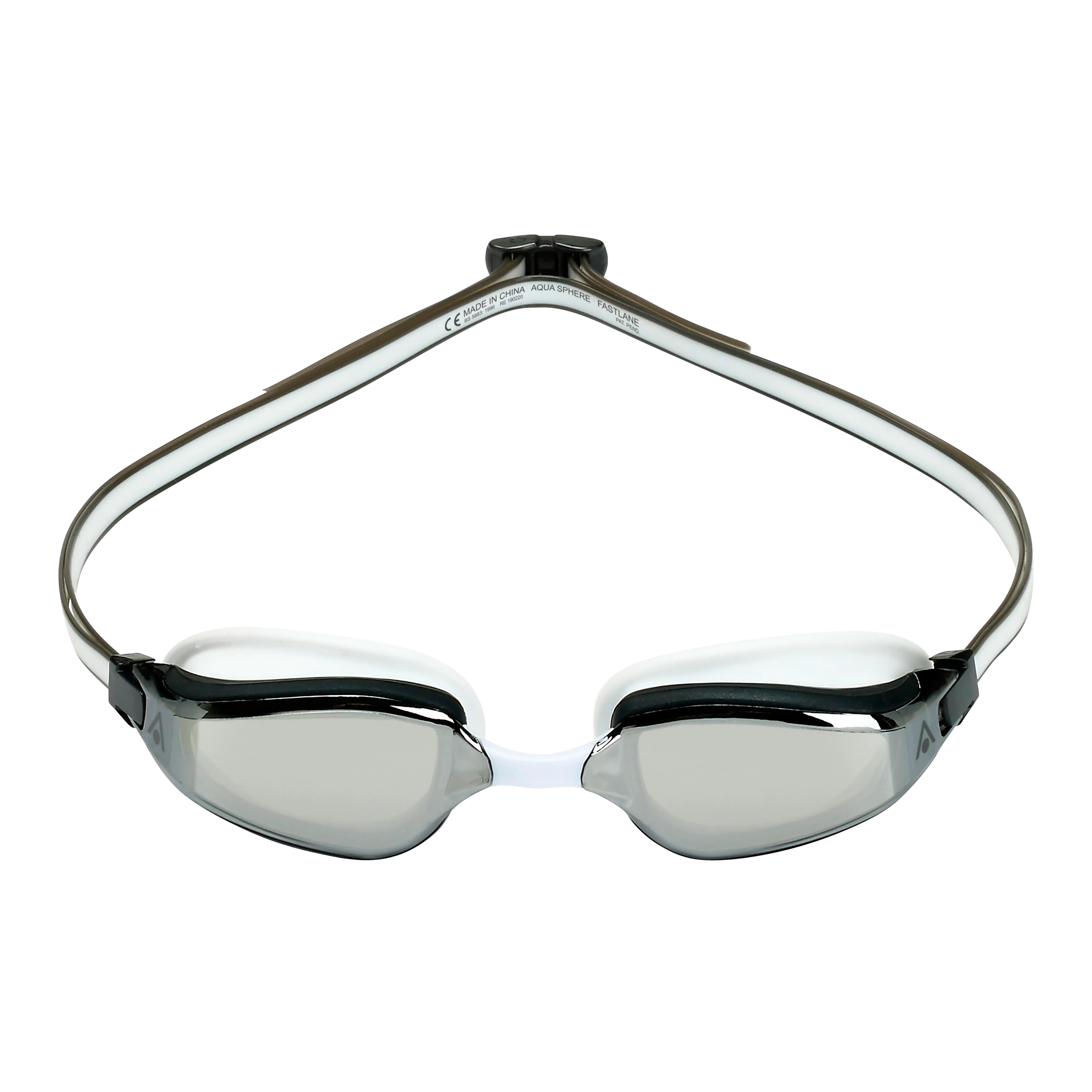 Aqua Sphere Fastlane.A1 - White/Gray - Silver Titanium Mirrored