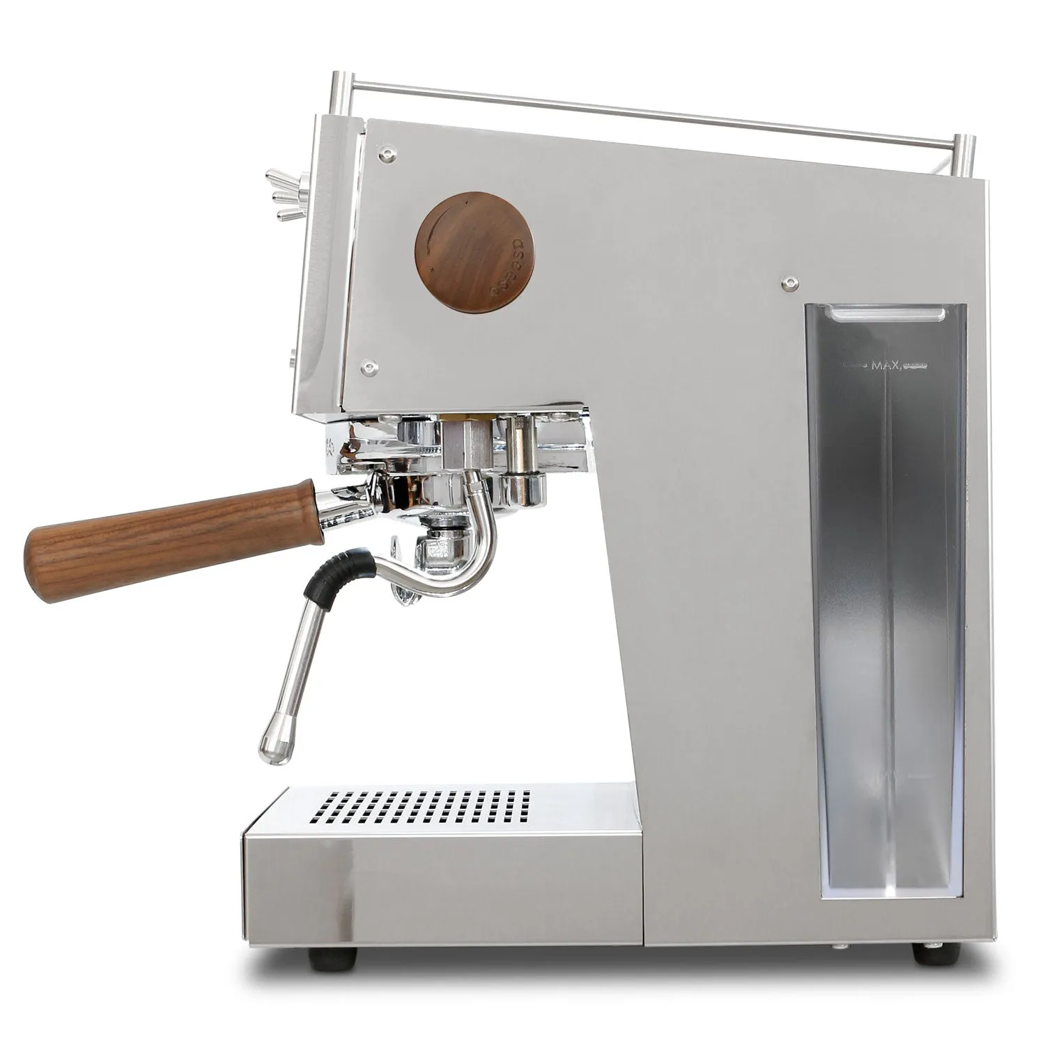 Ascaso Steel DUO Programmable Espresso Machine w/PID Controller, Dual Thermoblock, 120V (Inox)