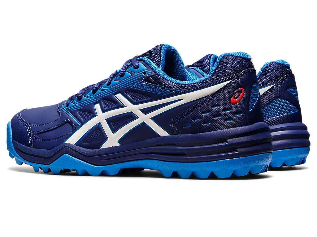 Asics Gel Lethal Field Men's Cricket Shoes - Dive Blue/White