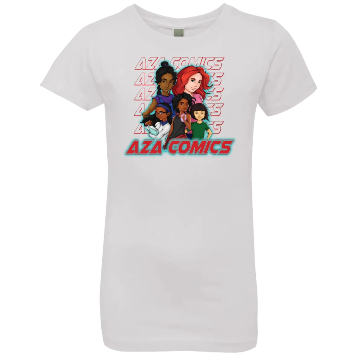 Aza Comics Aza Mini Girls Superhero Tee