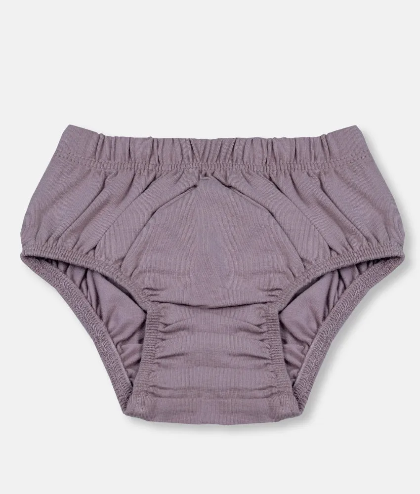 Baby Panty with Bow - Mauve Pink