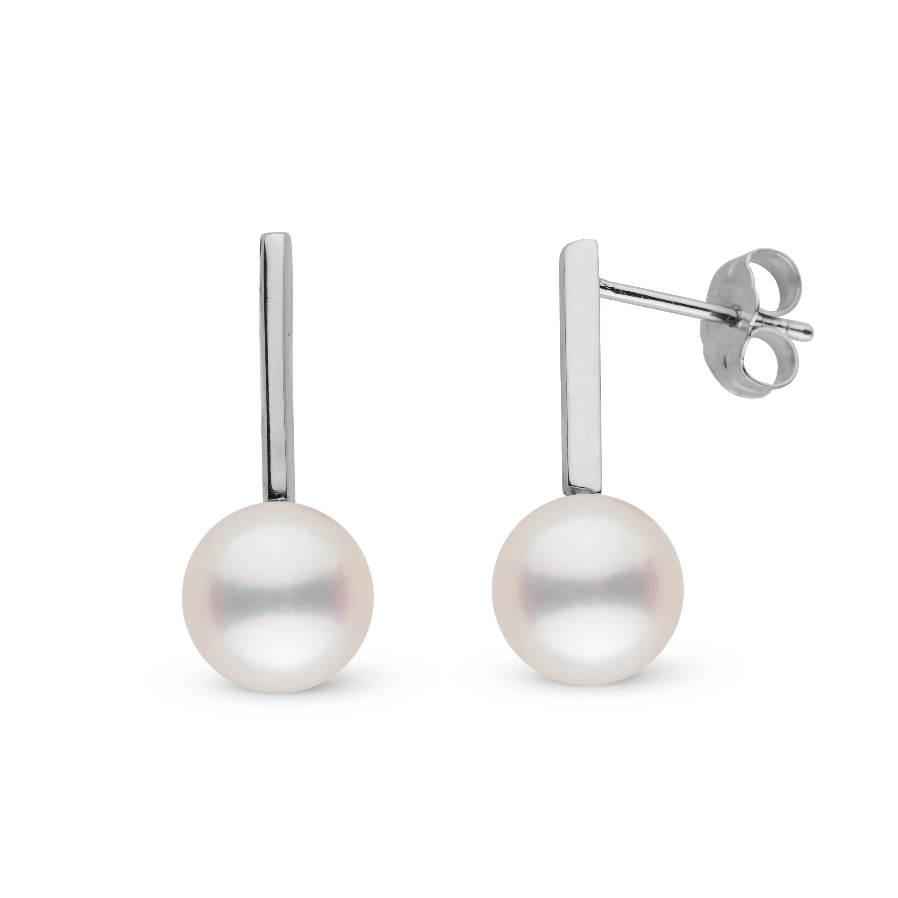 Bar Collection 7.5-8.0 mm Freshadama Pearl Earrings