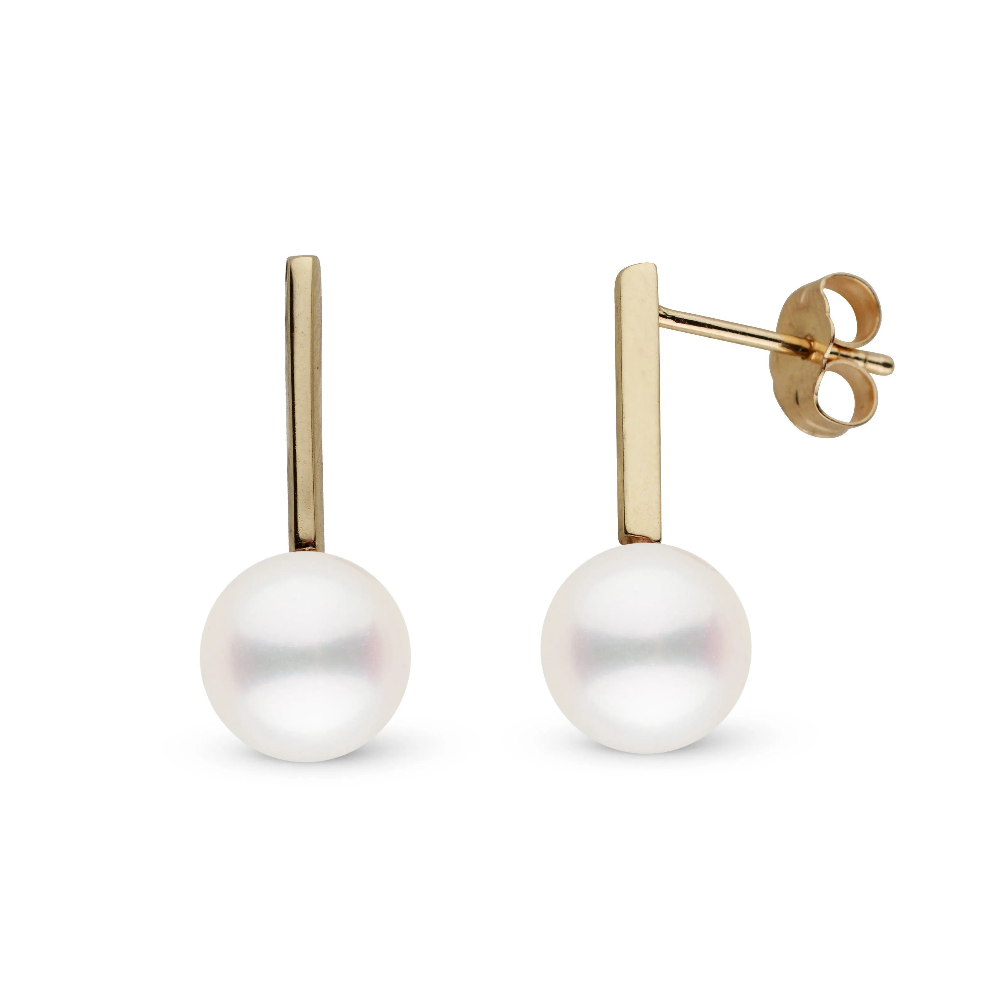 Bar Collection 7.5-8.0 mm Freshadama Pearl Earrings