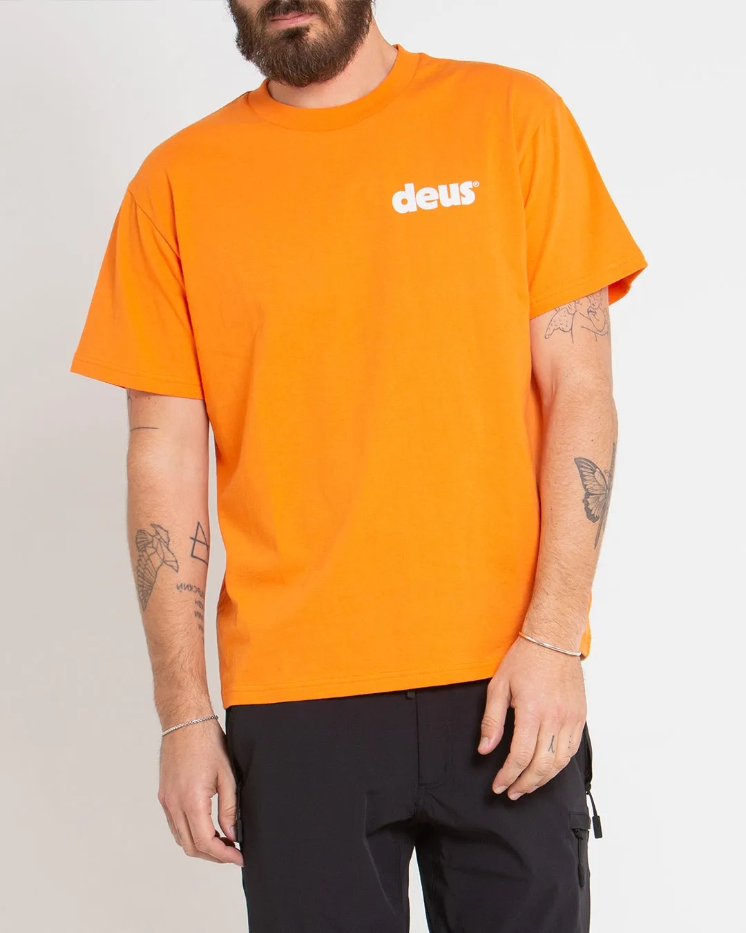 Base Tee - Orange Ochre