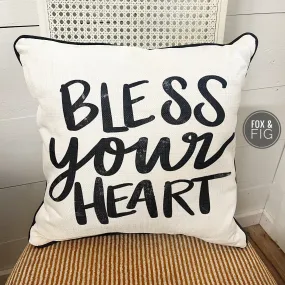 Bless Your Heart Pillow