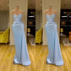 Blue Mermaid Sweetheart Cheap Long Prom Dresses,Evening Party Dresses,BD930705