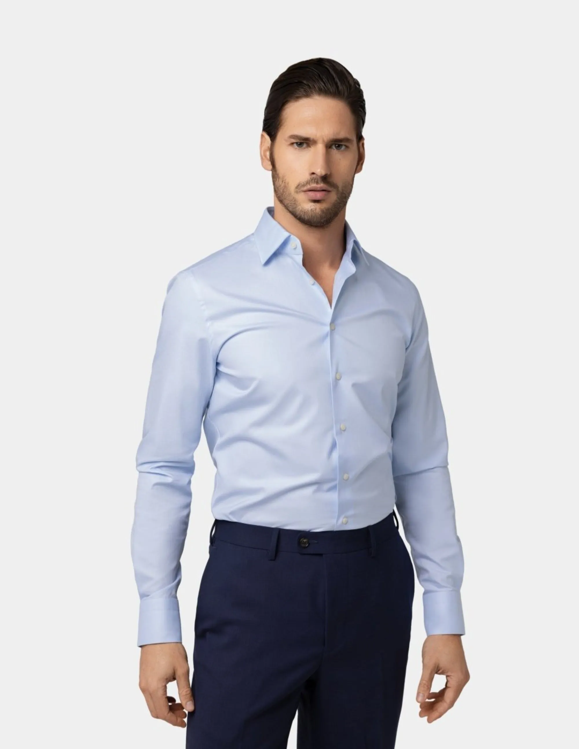 Blue Slim Fit Shirt