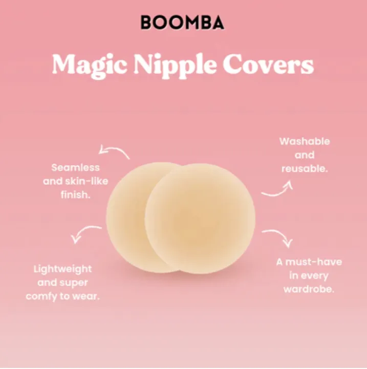 BOOMBA Magic Nipple Covers (4 INCHES)