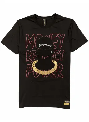 Buyer's Choice T-Shirt - Get Money Ski Mask - Black - ST 7851