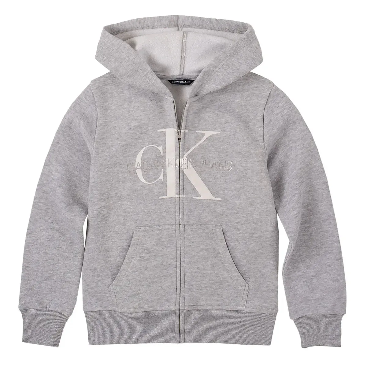 Calvin Klein Big Girl's Monogram Logo Hoodie